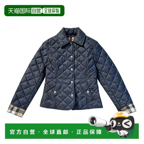 自营Burberry/博柏利 25年秋冬新款 收腰休闲百搭女士深外套棉服