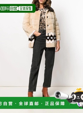 香港直邮Simonetta Ravizza 翻领绗缝皮草 ELBA1515SK4