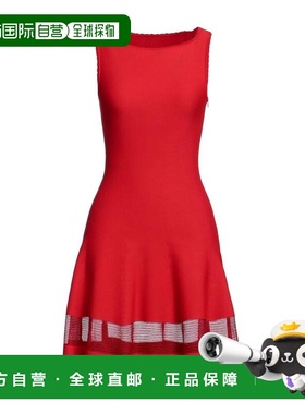 香港直邮alaia 女士 短款连衣裙 red红色 舒适时尚