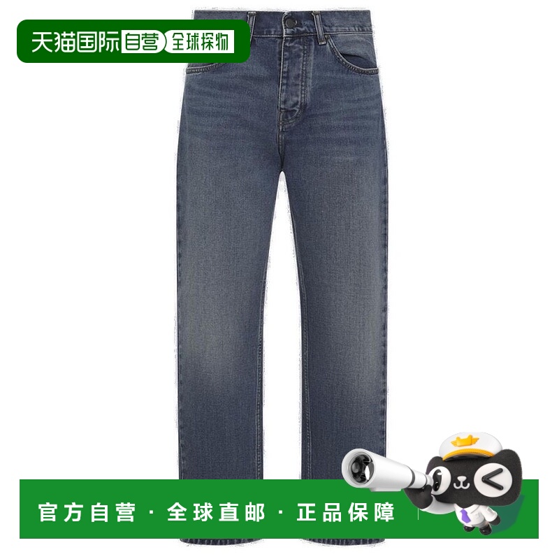 1h可退 香港直邮CARHARTT WIP 男士 Newel 標誌貼片直筒牛仔褲 I0
