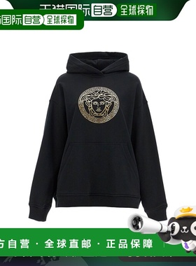 香港直邮Versace 范思哲 女士 长袖卫衣 10165591A10156连帽