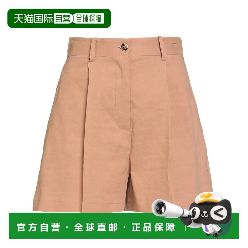 香港直邮Pinko 品高 女士 短裤 brown棕色 舒适时尚,女装/女士精品,休闲裤,淘宝优惠券,粉丝福利购,淘宝优惠卷