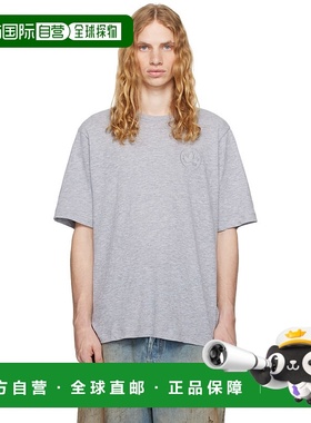 1h可退 香港直邮Dsquared2 二次方 男士 灰色 Loose-Fit T 恤 S74