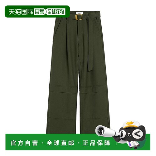 香港直邮Ami Paris 腰带环羊毛休闲裤 FTR307WV0068.阔腿裤西装裤