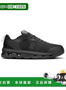 自营欧洲直邮ON昂跑 Cloud系列男士黑色聚酯纤维缓震运动跑步鞋