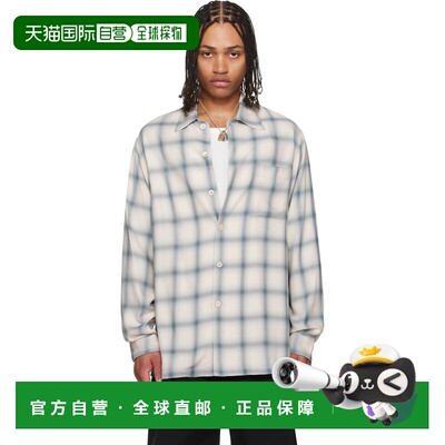 1h可退 香港直邮Our Legacy 男士 灰白色 Drift 衬衫 M2262ESCVi