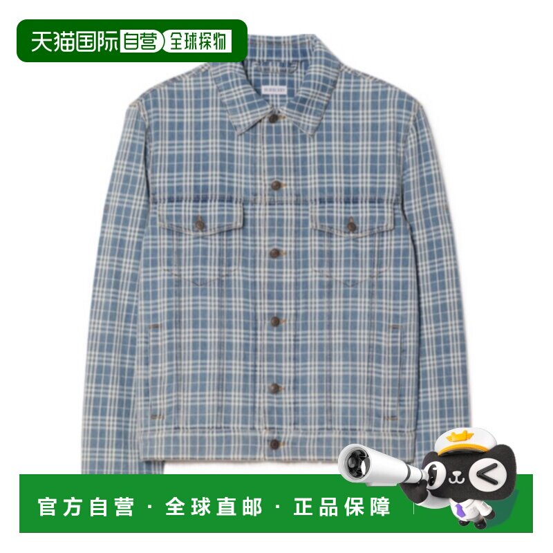 Burberry 格纹牛仔夹克 81260351 【付后1h可退】