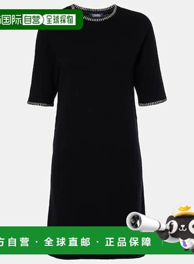 香港直邮'S Max Mara 女士 Denny 羊毛羊绒中长连衣裙