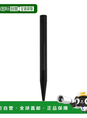 自营欧洲直邮Dupont Initial黑色黄铜修长锥形圆珠笔