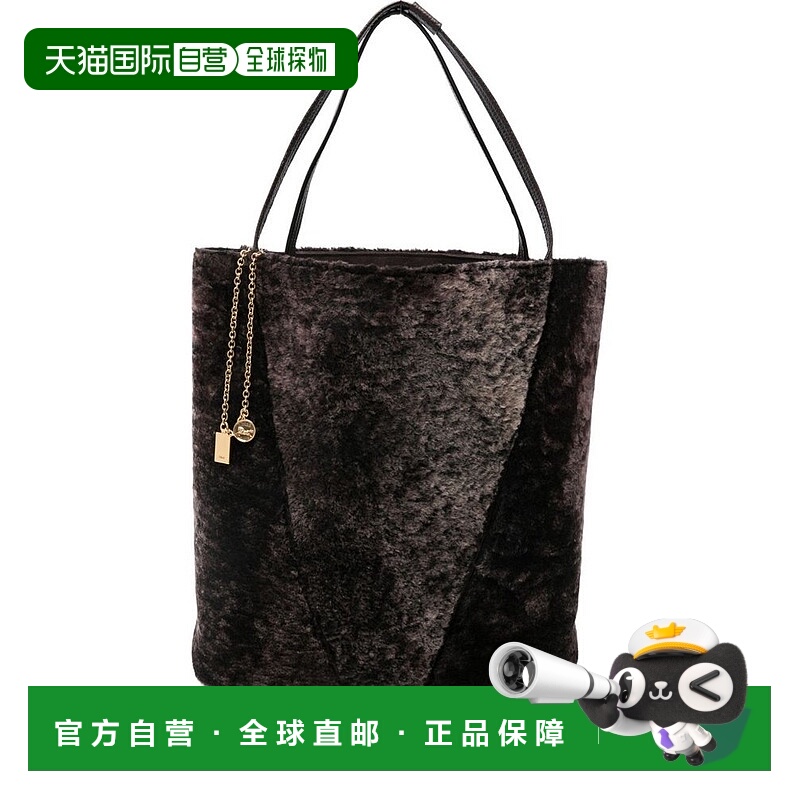 香港直邮Chloe 蔻依 女士 大 Spin 羊毛肩包 CH25WS810Q45