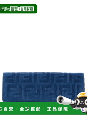 香港直邮FENDI 女士钱包 8M0365AW5HF1UJW SS2026 蓝色 'Continen