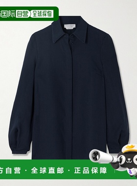 香港直邮Gabriela Hearst 女士 Delmer whipstitched 亚麻衫 4241