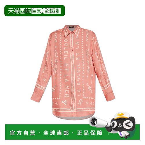 香港直邮BALMAIN 女士衬衫 GF0HS435VI92OKH SS2026 粉红色 长袖