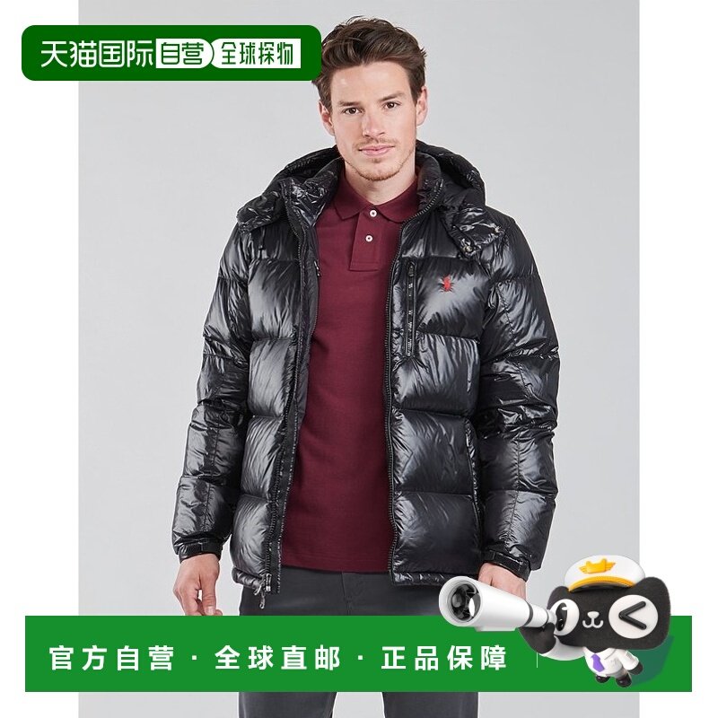 欧洲直邮Polo Ralph Lauren 拉夫劳伦 男士 HULINU 羽绒服 黑色