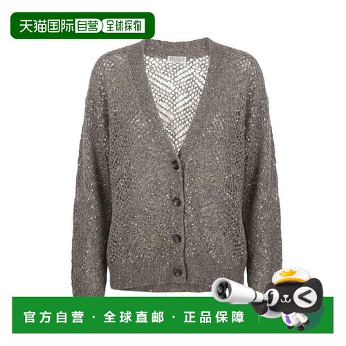 香港直邮BRUNELLO CUCINELLI 女士针织衫 MRG562506CQC50GREY