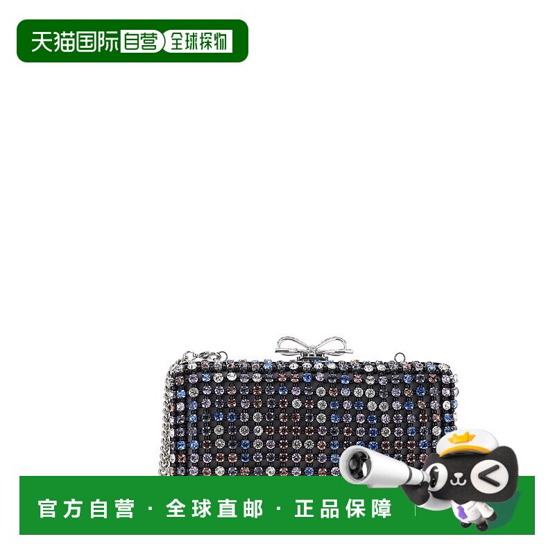 1h可退 香港直邮Self-Portrait 女士 the 拼色晶石精饰正面按扣蝴