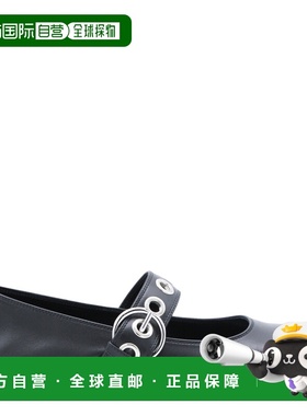 香港直邮aeyde 女士 黑色皮质平底鞋 A11FLRKLS08FL159800