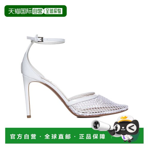 1h可退 香港直邮Alaia 踝带渔网高跟鞋 AA3E049TK007