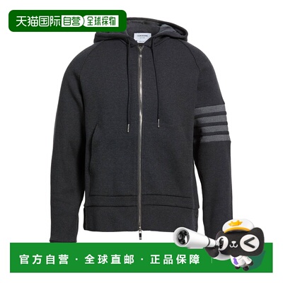 1h可退 香港直邮Thom Browne 汤姆 布朗 男士 卫衣 grey灰色 舒适