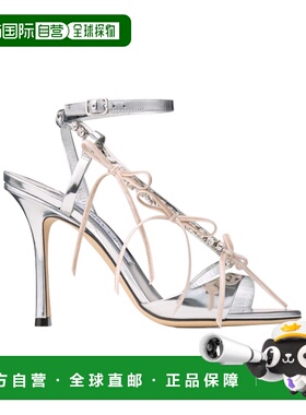1h可退 香港直邮JIMMY CHOO 女士凉鞋 LULA100BQD SS2026 白色 蝴