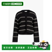 1h可退 SFPCA0 人造珍珠饰弹性针织针织开衫 香港直邮Sandro 女士