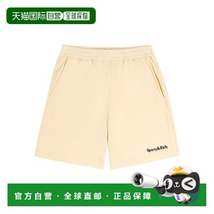 logo刺绣运动短裤 Rich SH007S402SAAlmond 香港直邮Sporty