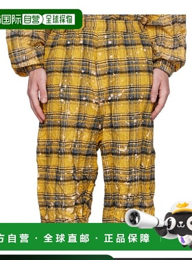 香港直邮We11done Crinkled Check 短裤 WDPT123254U