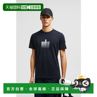 水洗徽标棉质T恤短袖 欧洲直邮MONCLER 2025新品