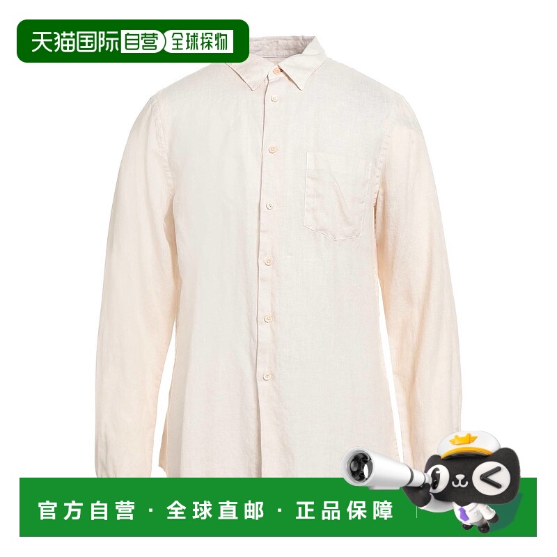 1h可退 香港直邮Paul Smith 男士 亚麻衬衫 beige米色 舒适时尚