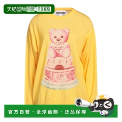 香港直邮Moschino 莫斯奇诺 女士 毛衣 yellow黄色 舒适时尚