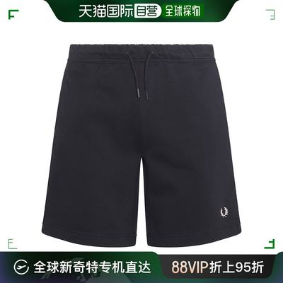 香港直邮Fred Perry 弗莱德.派瑞 男士 海军蓝棉质短裤 S5100