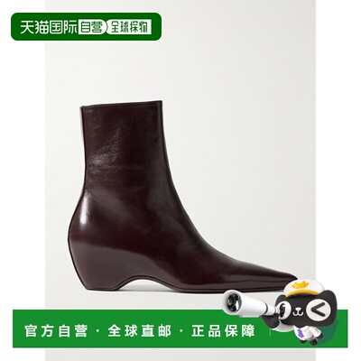 1h可退 KHAITE 女士 Sybil 漆皮短靴 F1102943 red红色 舒适时尚