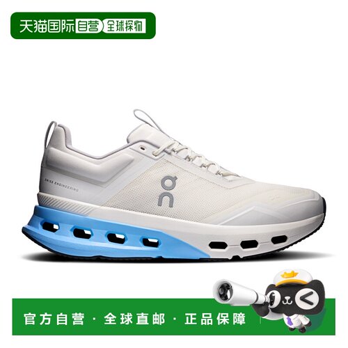 欧洲直邮自营On昂跑 Cloudnova X男士白色聚酯纤维训练鞋