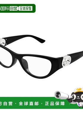 1h可退 香港直邮Gucci 古驰 女士 全框平光镜 GG1825O black黑色