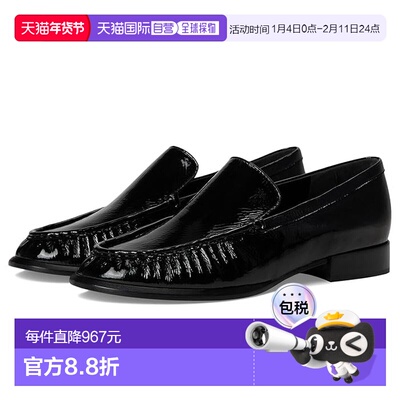 1h可退 香港直邮VINCE 女士 Nora Loafers/Moc 鞋 black黑色 舒适