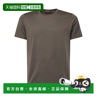 香港直邮1h可退 Loro Piana 诺悠翩雅 男士 短袖T恤 FAF6128