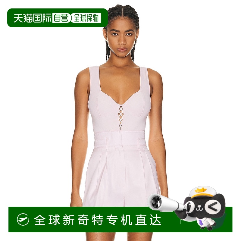 1h可退 香港直邮Alaia 女士 束腰连体衣 AA9B01963M035 舒适时尚