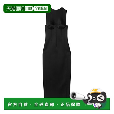 香港直邮KHAITE 女士连衣裙 55214070200 SS2026 黑色 Shoshanna