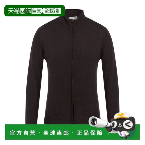 1h可退 香港直邮John Smedley 男士 针织开衫 black黑色 舒适时尚