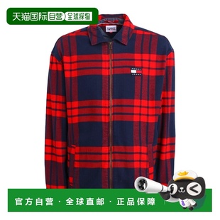 1h可退 香港直邮Tommy Hilfiger 汤米 希尔费格 男士 格纹衬衫