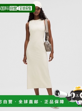 自营1h可退 欧洲直邮LULULEMON露露乐檬 All Aligned中长罗纹连衣