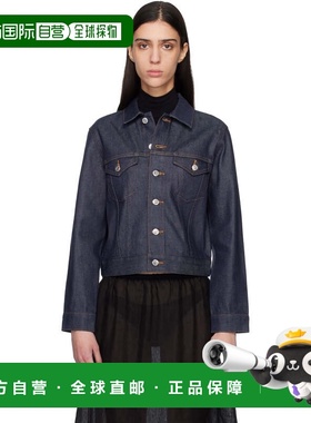 1h可退 香港直邮A.P.C. 女士 海军蓝 Dion 牛仔夹克 COGDFF32028