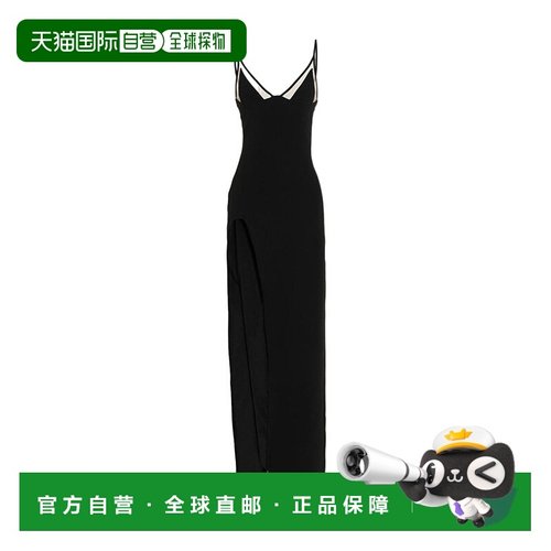 香港直邮David Koma 吊带连衣裙 RE23DK40DLABLACK