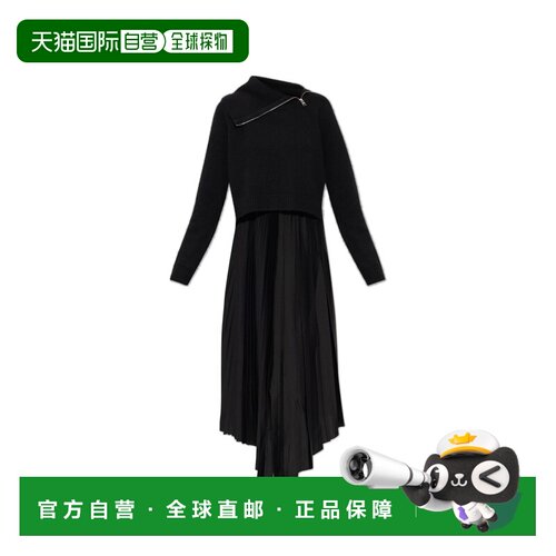香港直邮ALL SAINTS 女士连衣裙 JAXW193DDBLACK CO 黑色 Two-pie