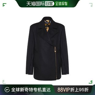 黑色安全别针拉链西装 外套 20FW 香港直邮VERSACE Women