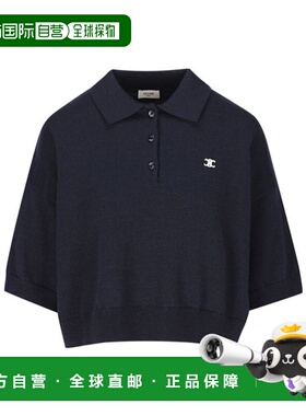 香港直邮CELINE 25SS Triope 刺绣Polo衫 Women短袖