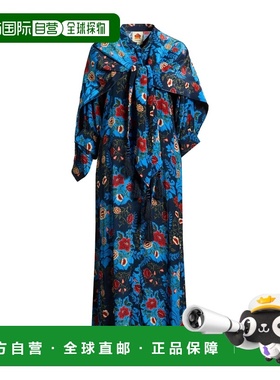 1h可退 香港直邮FARM RIO 女士 衬衫式连衣裙 blue蓝色 舒适时尚