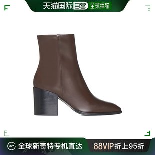 香港直邮aeyde 女士粗跟短筒靴