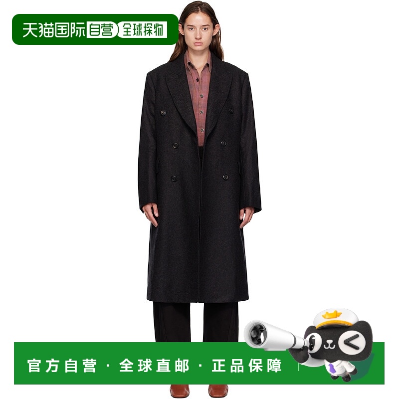1h可退 香港直邮Our Legacy 女士 灰色 Whale 大衣  舒适时尚