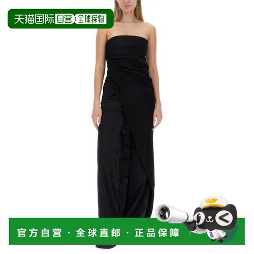 香港直邮RICK OWENS 女士T恤 RO02C1155 AW2023 黑色